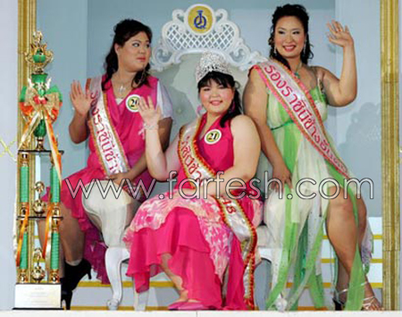 تايلاند تختار ملكة جمال الأوزان الثقيلة!!! 