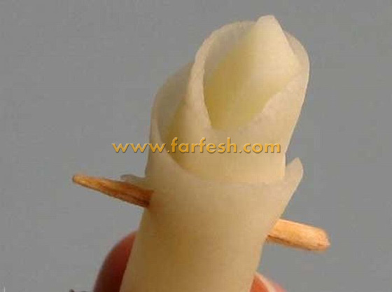 تعلموا كيف تصنعوا الزهور من البطاطا !