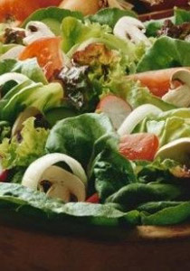 سلطة المشروم (الفطر) مع الكزبرة