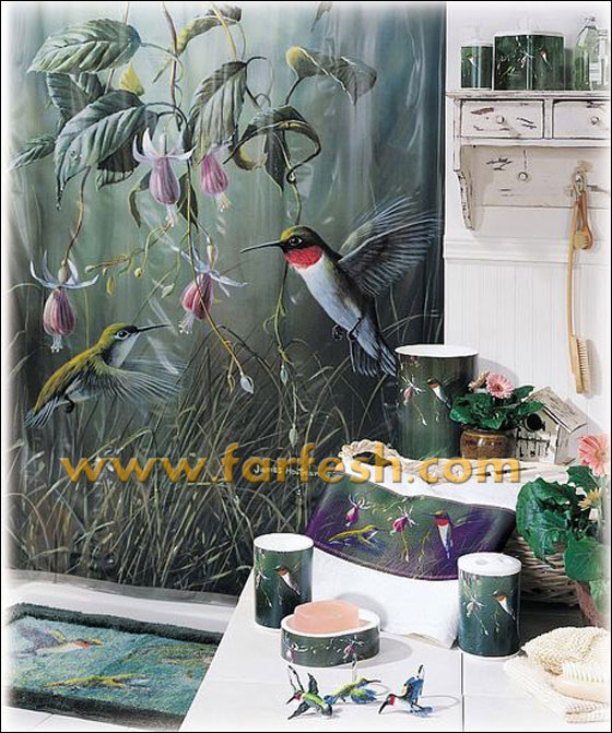 مجموعة "معاصرة" من ستائر الحمامات