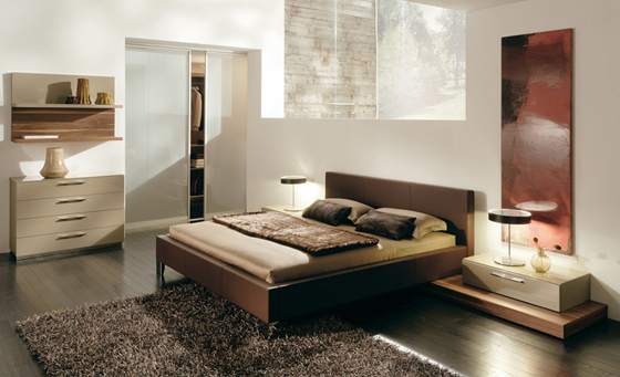 غرف نوم بتصاميم حديثة 