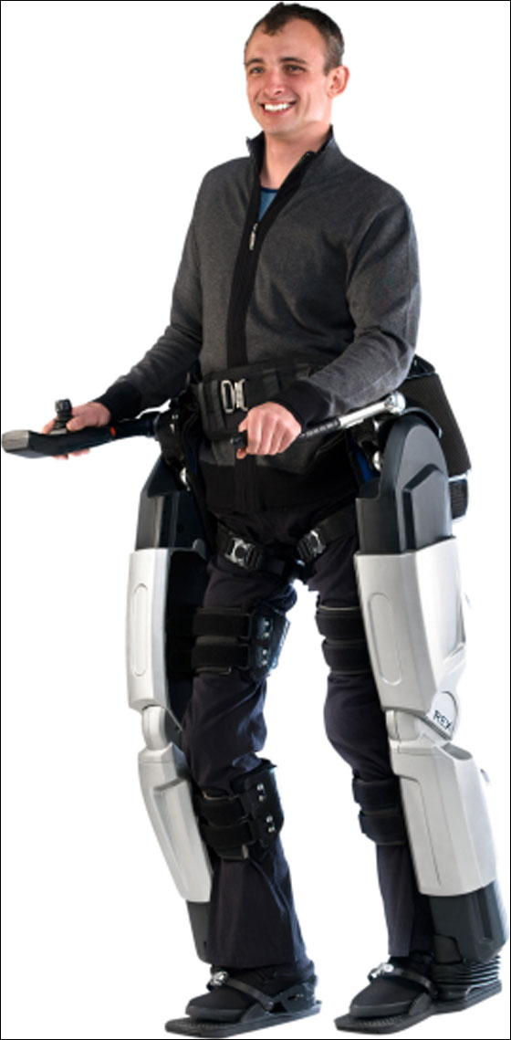  بشرى: رجلين الكترونيتين تساعد المقعدين على المشي!