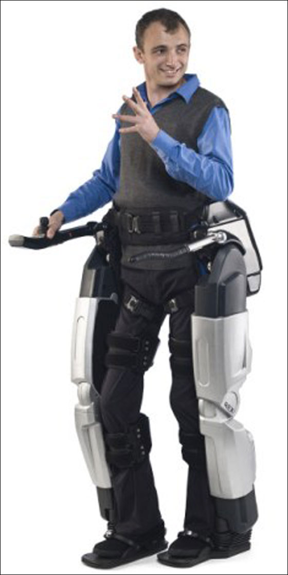  بشرى: رجلين الكترونيتين تساعد المقعدين على المشي!