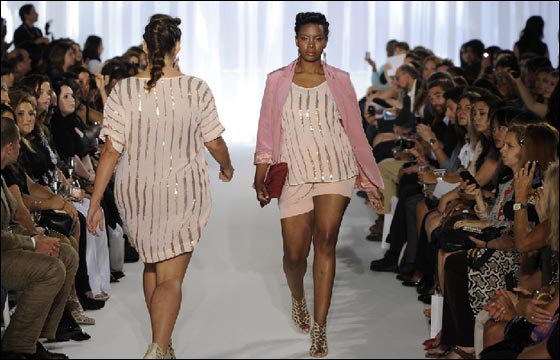 عارضات ازياء نيويورك البدينات!