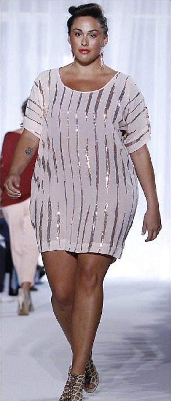 عارضات ازياء نيويورك البدينات!