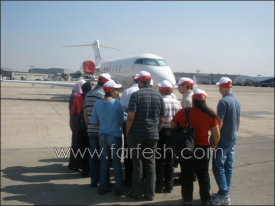 المنارة تحلق في المجال الجوي لمطار بن غوريون الدولي  