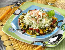 لمحبي الباذنجان.. سلطة الباذنجان مع الخبز العربي!