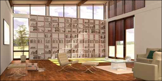 اليكم.. تشكيلة رائعة من المكتبات البيتية!!