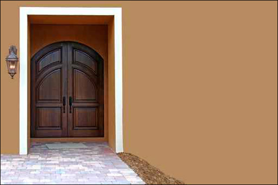 بالصور.. مجموعة فاخرة من الابواب المنزلية!!