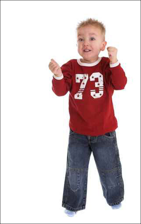 شاهدوا أنغش الأطفال يرتدون الجينز!!