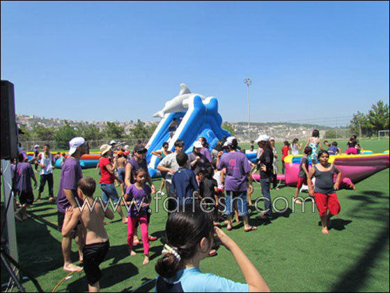 المنارة ترعى يوما ترفيهيا لأطفال راهبات الناصرة للصم والمكفوفين