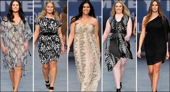 بالصور.. عارضات ازياء ممتلئات تشاركن في مهرجان سيدني للموضة