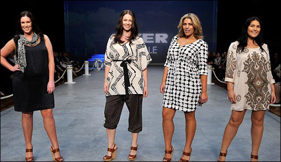 بالصور.. عارضات ازياء ممتلئات تشاركن في مهرجان سيدني للموضة