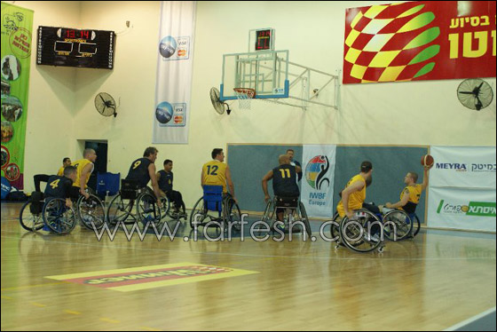 اسرائيل تستضيف بطولة اوروبا في كرة السلة للمعاقين اسرائيل تستضيف بطولة اوروبا في كرة السلة للمعاقين