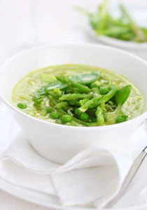 اليكم طريقة تحضير حساء البازيلاء الخضراء!