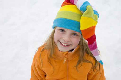 مجموعة قبعات شتوية للاطفال بقمة النغاشة!!