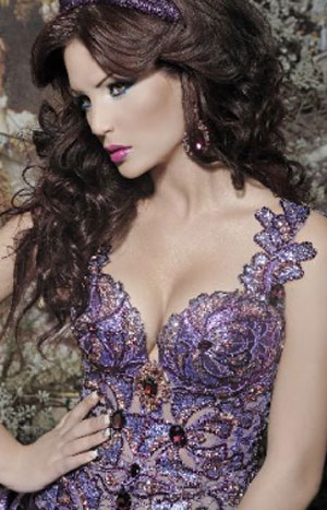 صالون ابراهيم: اللون العسلي والنحاسي تاج على رأس موضة صيف 2012