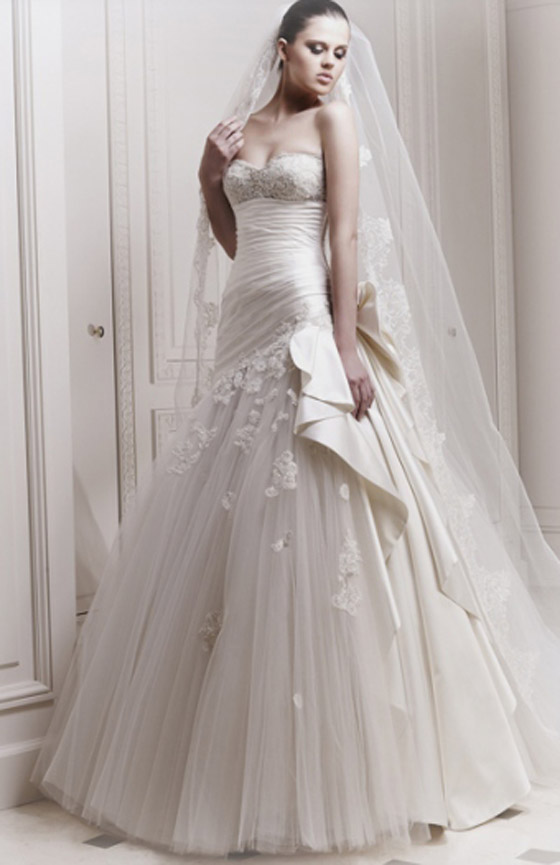 اجمل فساتين الزفاف لهذا الموسم من تصميم المبدع زهير مراد!