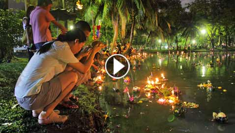 فيديو وصور لأغرب المهرجانات التقليدية الساحرة في تايلاند 