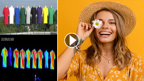ما هي أفضل ألوان الملابس للصيف؟ إليك درجة امتصاص كل منها لأشعة الشمس